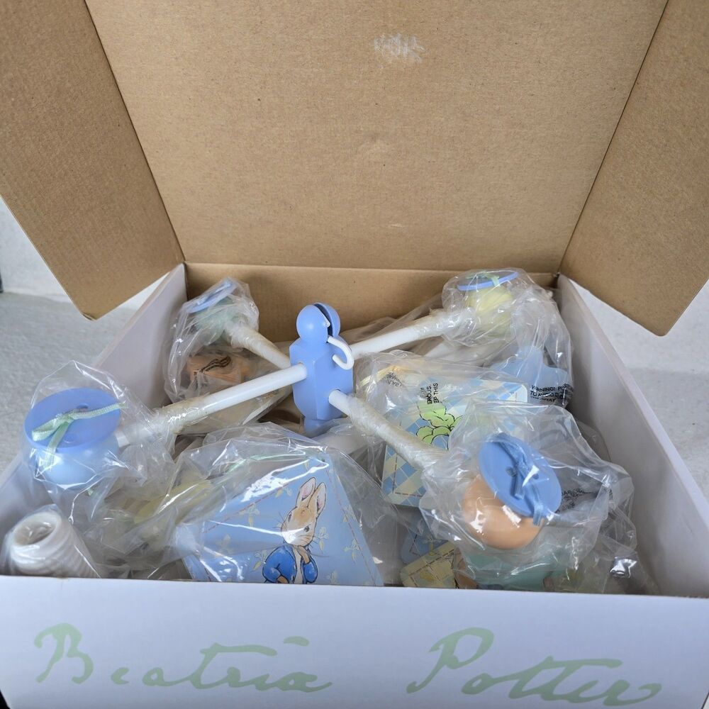 NEW In Box Peter Rabbit Beatrix Potter Musical Crib Mobile Baby Nursery - Picture 2 of 5